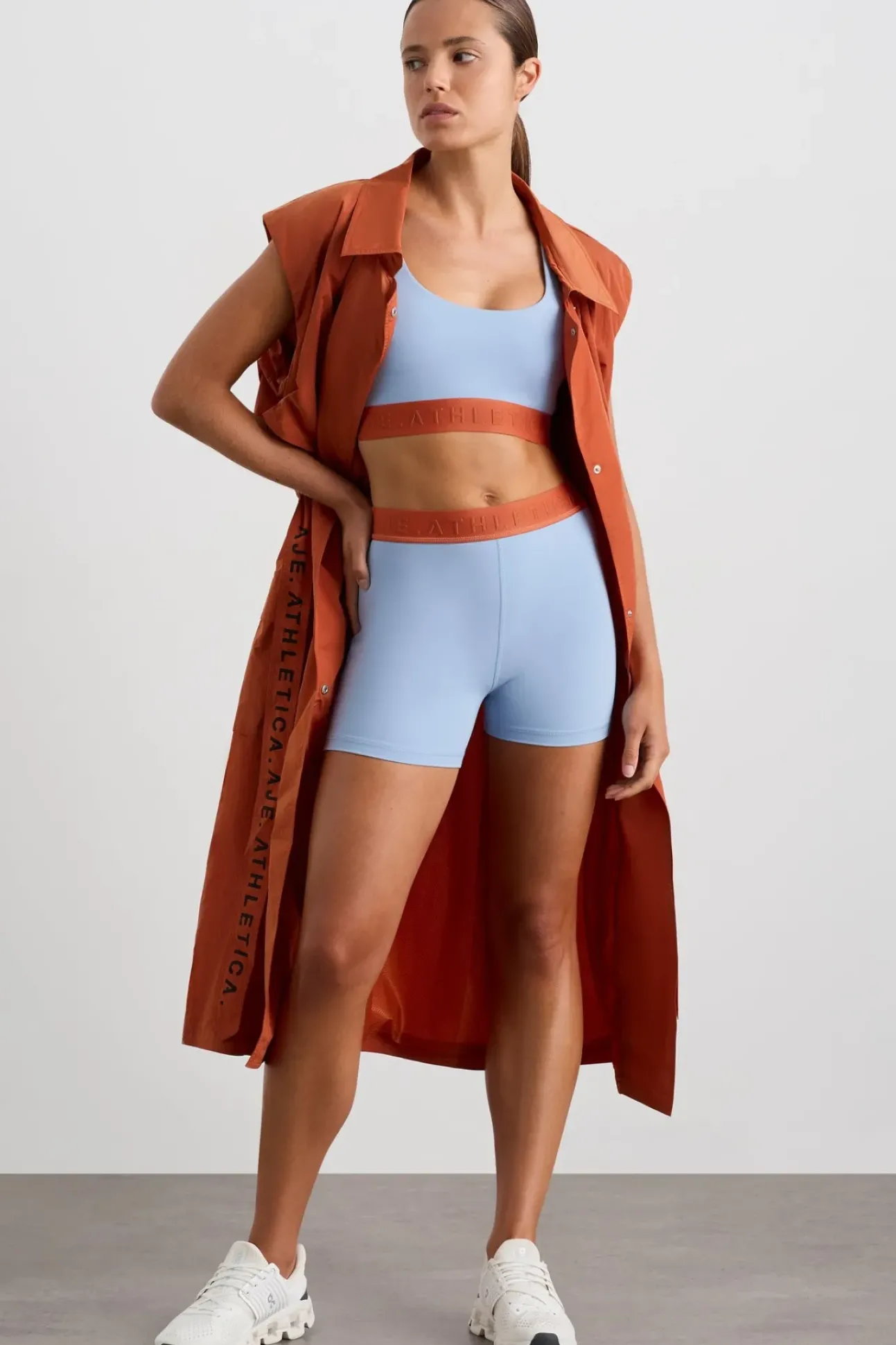 Split Strap Logo Bra 366