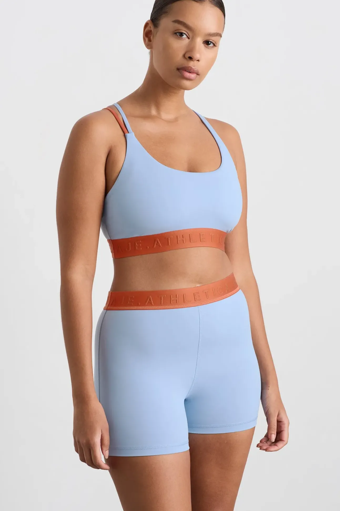 Split Strap Logo Bra 366