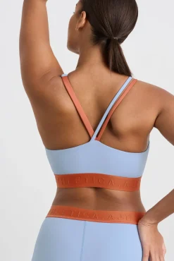 Split Strap Logo Bra 366