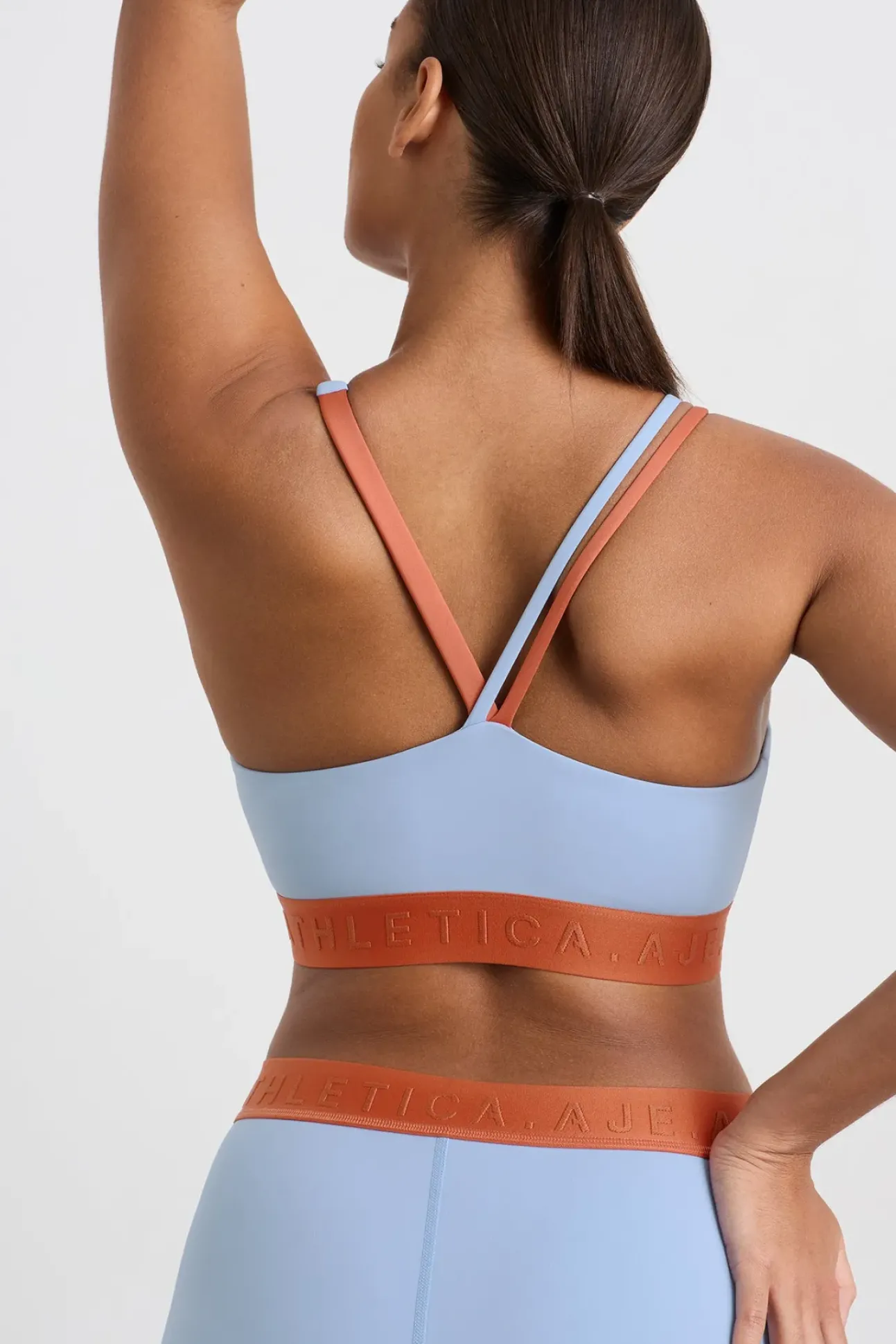 Split Strap Logo Bra 366