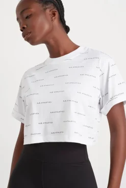 Spotty Logo Crop T-Shirt 105