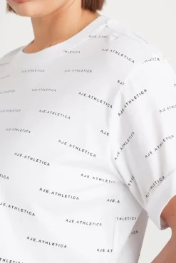 Spotty Logo Crop T-Shirt 105