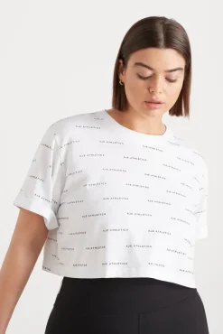 Spotty Logo Crop T-Shirt 105