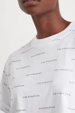 Spotty Logo Crop T-Shirt 105