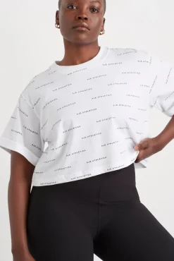 Spotty Logo Crop T-Shirt 105