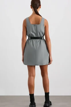 Spray Bubble Hem Dress 818