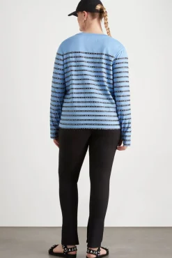 Stripe Logo Long Sleeve T-Shirt 127