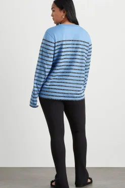 Stripe Logo Long Sleeve T-Shirt 127