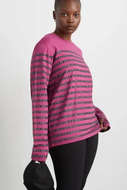 Stripe Logo Long Sleeve T-Shirt 127