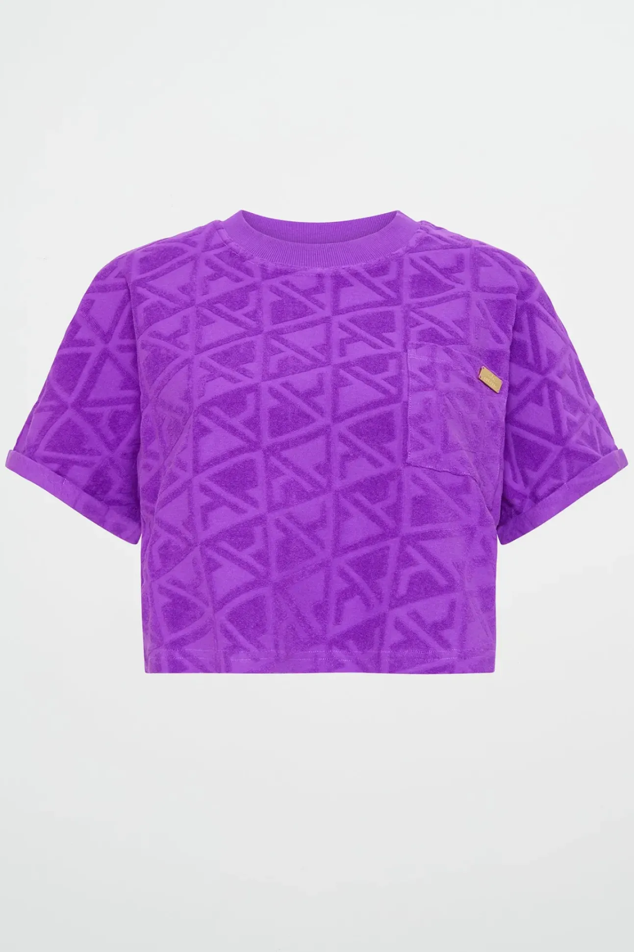 Terry Cropped Tee 416