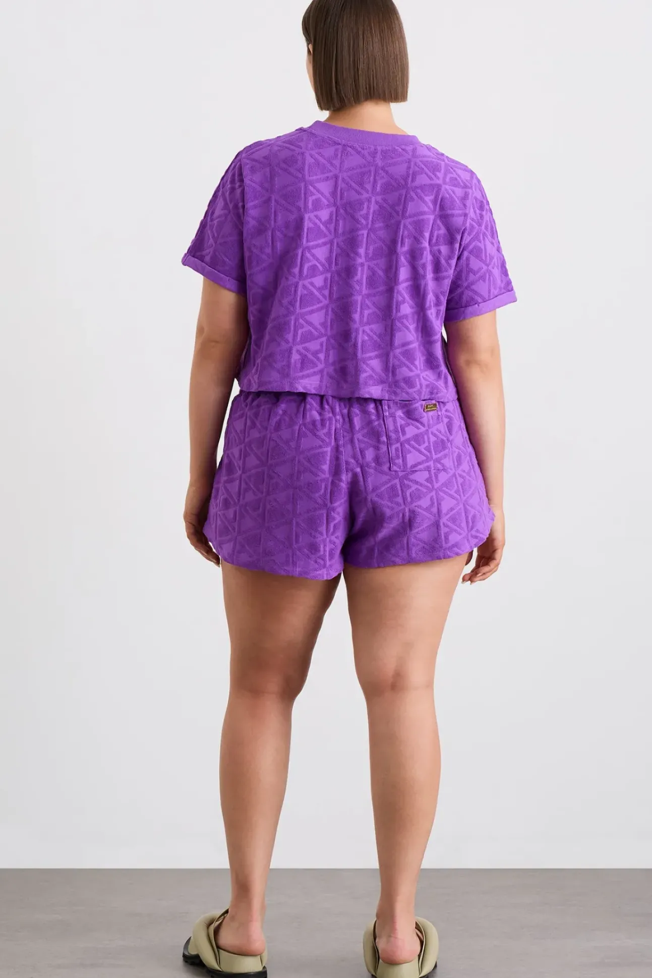 Terry Cropped Tee 416