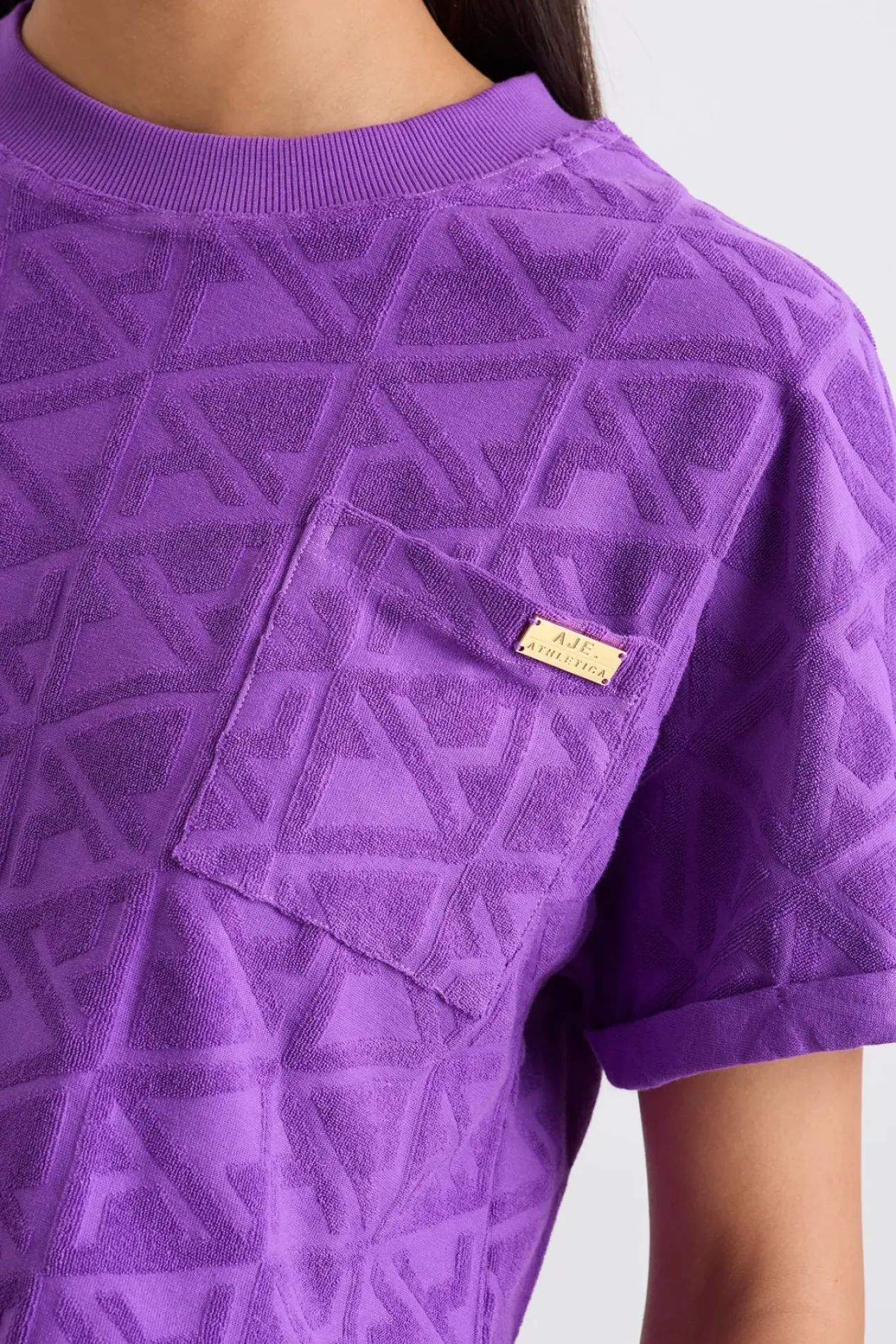 Terry Cropped Tee 416