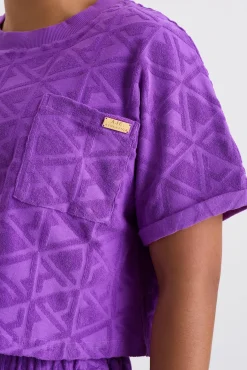 Terry Cropped Tee 416