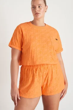 Terry Cropped Tee 416