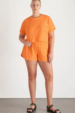 Terry Cropped Tee 416