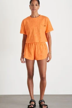 Terry Cropped Tee 416