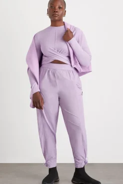 Twist Front Long Sleeve Crop Top 328