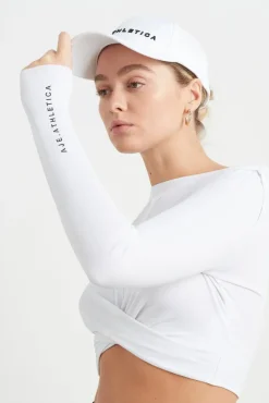 Twist Front Long Sleeve Crop Top 328