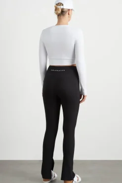 Twist Front Long Sleeve Crop Top 328