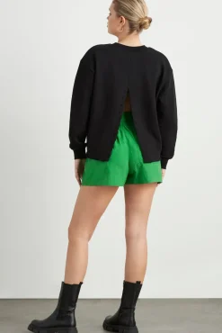 Whipstitch Split Crew Jumper 420