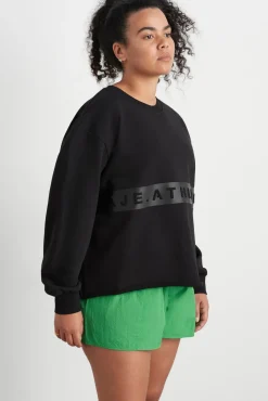 Whipstitch Split Crew Jumper 420