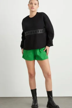 Whipstitch Split Crew Jumper 420