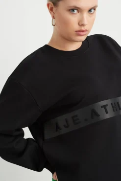 Whipstitch Split Crew Jumper 420