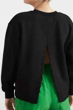 Whipstitch Split Crew Jumper 420