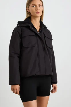 Wide Collar Puffer 025