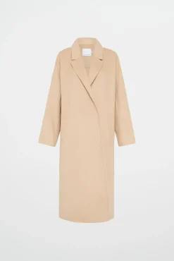 Wool Blend Long Line Coat 773