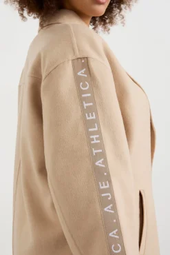 Wool Blend Long Line Coat 773