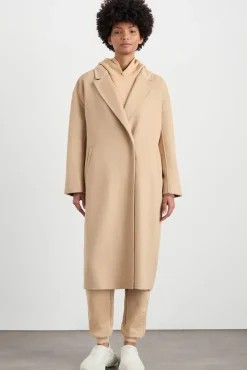 Wool Blend Long Line Coat 773