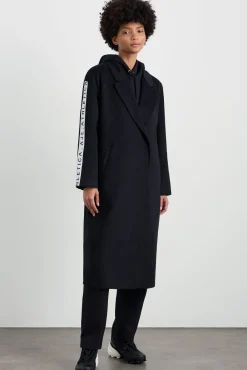 Wool Blend Long Line Coat 773