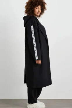 Wool Blend Long Line Coat 773