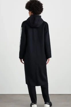 Wool Blend Long Line Coat 773