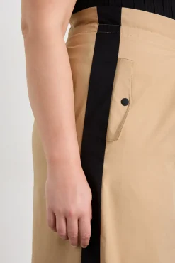 Wrap Contrast Skirt 615