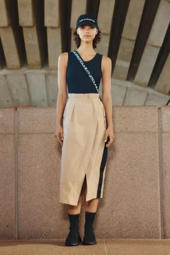 Wrap Contrast Skirt 615