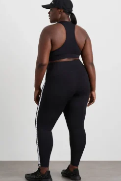 Zip Front Logo Mesh Bra 329