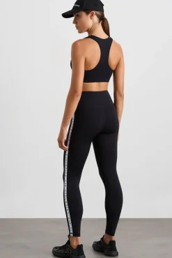 Zip Front Logo Mesh Bra 329