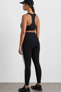 Zip Front Logo Mesh Bra 329