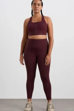 Zip Front Logotape Sports Bra 319