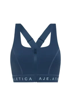 Zip Front Logotape Sports Bra 319