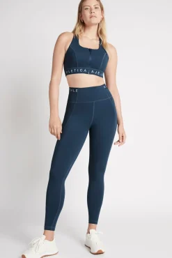 Zip Front Logotape Sports Bra 319