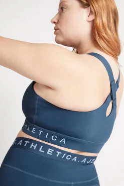 Zip Front Logotape Sports Bra 319