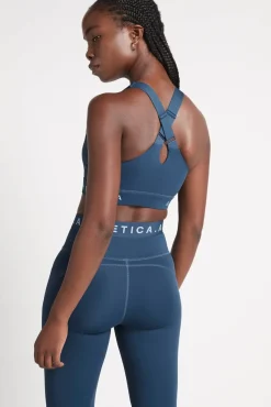 Zip Front Logotape Sports Bra 319