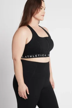 Zip Front Logotape Sports Bra 319