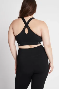 Zip Front Logotape Sports Bra 319