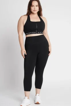 Zip Front Logotape Sports Bra 319