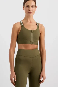 Zip Front Sports Bra 304