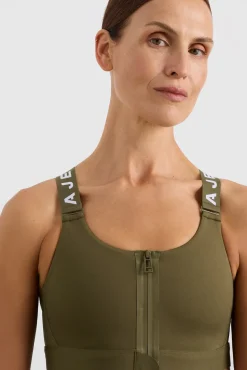 Zip Front Sports Bra 304